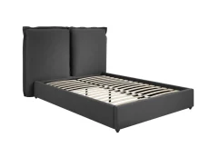 LPD LPD Sunday Deep Grey Fabric Bed Frame