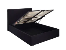 LPD LPD Wilder Onyx Fabric Ottoman Bed Frame