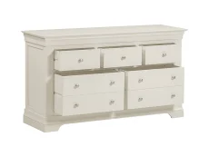 Seconique Seconique Bordeaux Ivory Wooden 3+2 Drawer Chest of Drawers