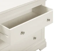 Seconique Seconique Bordeaux Ivory Wooden 3 Drawer Chest of Drawers