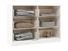 Seconique Seconique Denver White Gloss 3+3 Drawer Chest of Drawers