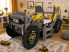 Kidsaw Monster Jam JCB Single Bed Kidsaw Monster Jam JCB Single Bed