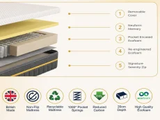 Komfi Komfi Serenity Memory Pocket 1000 Mattress in a Box
