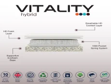 Komfi Komfi Vitality Hybrid Pocket 1000 Mattress in a Box