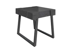 Torelli Alpina Grey Marble Effect Lamp Table