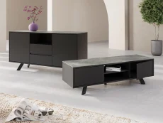 Torelli  Torelli Azzaro Matte Grey Ceramic TV Unit