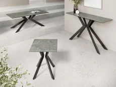 Torelli  Torelli Azzaro Matte Grey Ceramic Lamp Table