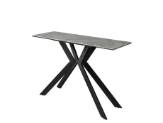Torelli  Torelli Azzaro Matte Grey Ceramic Console Table