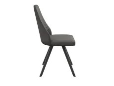 Torelli Torelli Azzaro Dark Grey Faux Leather Dining Chair