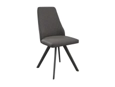 Torelli Torelli Azzaro Dark Grey Faux Leather Dining Chair