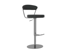 Torelli Gino Black Faux Leather Bar Stool