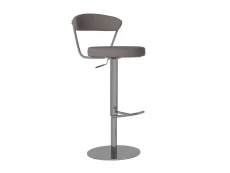 Torelli Torelli Gino Taupe Faux Leather Bar Stool