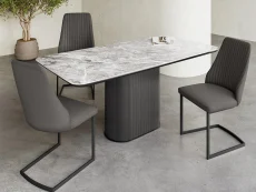 Torelli  Torelli Roberto Grey Gloss 180cm Dining Table