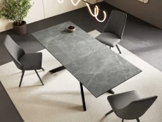 Torelli Torelli Azzaro Matte Grey Ceramic 160cm Dining Table