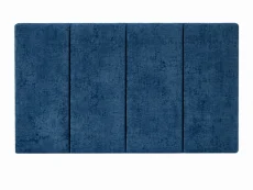 Clearance - Dura London 4ft Small Double Marble Peacock Fabric Strutted Headboard Clearance - Dura London 4ft Small Double Marble Peacock Fabric Strutted Headboard
