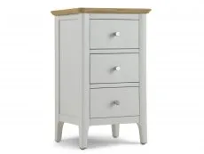 Archers Archers Cotswold Grey and Oak 3 Drawer Bedside Table (Assembled)
