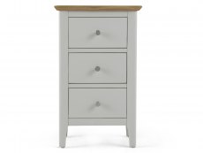 Archers Archers Cotswold Grey and Oak 3 Drawer Bedside Cabinet (Assembled)