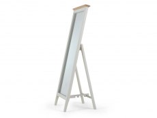 Archers Cotswold Grey and Oak Cheval Mirror (Assembled)