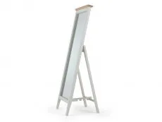 Archers Archers Cotswold Grey and Oak Cheval Mirror (Assembled)