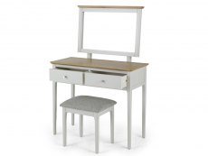 Archers Archers Cotswold Grey and Oak Dressing Table Set (Assembled)