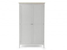 Archers Archers Cotswold Grey and Oak Full Hanging Double Wardrobe (Flat Packed)