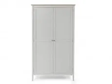 Archers Cotswold Grey and Oak Full Hanging Double Wardrobe