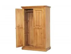 Archers Langdale 2 Door Pine Wooden Small Childrens Wardrobe