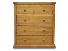 Archers Archers Langdale 2 over 3 Drawer Pine Wooden Chest of Drawers (Assembled)