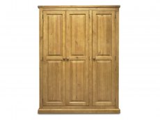 Archers Archers Langdale 3 Door Pine Wooden Large Triple Wardrobe (Flat Packed)
