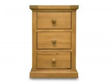 Archers Archers Langdale 3 Drawer Pine Wooden Large Bedside Table (Assembled)