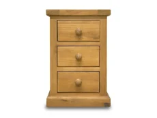 Archers Langdale 3 Drawer Pine Wooden Small Bedside Table (Assembled) Archers Langdale 3 Drawer Pine Wooden Small Bedside Table (Assembled)