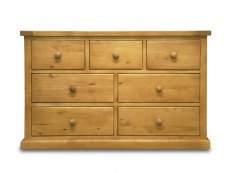 Archers Archers Langdale 3 over 4 Drawer Pine Wooden Chest of Drawers (Assembled)