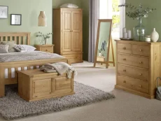 Archers Archers Langdale 3 over 4 Drawer Pine Wooden Chest of Drawers (Assembled)