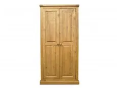 Archers Archers Langdale Full Hanging Pine Wooden 2 Door Double Wardrobe