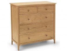 Archers Windermere 2 Over 3 Oak Wooden Chest of Drawers (Assembled)