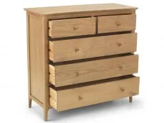 Archers Archers Windermere 2 Over 3 Oak Wooden Chest of Drawers (Assembled)
