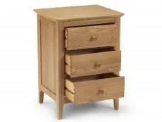 Archers Archers Windermere 3 Drawer Oak Wooden Bedside Table (Assembled)