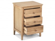 Archers Archers Windermere 3 Drawer Oak Wooden Large Bedside Cabinet (Assembled)