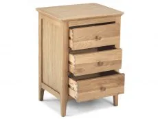 Archers Archers Windermere 3 Drawer Oak Wooden Large Bedside Table (Assembled)