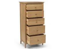 Archers Archers Windermere 5 Drawer Oak Wooden Tall Chest of Drawers (Assembled)