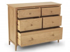 Archers Archers Windermere 5 Drawer Oak Wooden Wide Chest of Drawers (Assembled)
