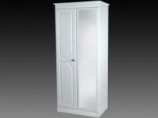 ASC ASC 2ft6 Chelsea 2 Door Mirrored Double Wardrobe (Assembled)