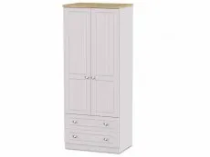 Welcome Welcome 2ft6 Vienna 2 Door 2 Drawer Double Wardrobe (Assembled)