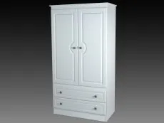 ASC ASC 3ft Chelsea 2 Door 2 Drawer Double Wardrobe (Assembled)