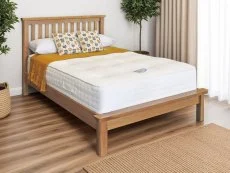 ASC ASC Austin 4ft6 Double Oak Wooden Bed Frame