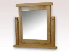 ASC ASC Balmoral Oak Wooden Dressing Table Mirror