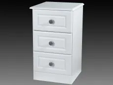 ASC ASC Chelsea 3 Drawer Bedside Table (Assembled)