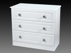 ASC Chelsea 3 Drawer Low Chest of Drawers (Assembled)