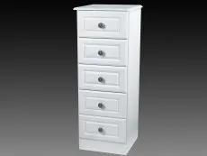 ASC ASC Chelsea 5 Drawer Tall Narrow Chest of Drawers (Assembled)