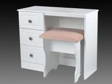 ASC ASC Chelsea Single Pedestal 3 Drawer Dressing Table (Assembled)